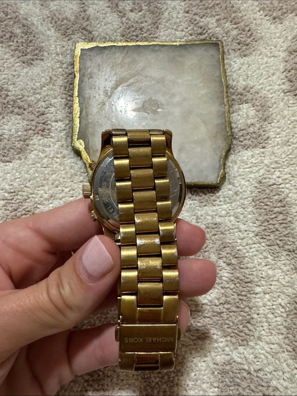 Michael Kors Gold Chronograph Bracelet Watch